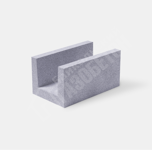 картинка U-Блок автоклавного газобетона U3, (Краслэнд) 