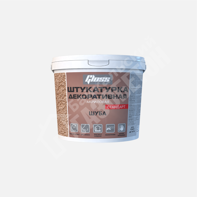 картинка Декоративная штукатурка Шуба "Gloss", 25 кг 
